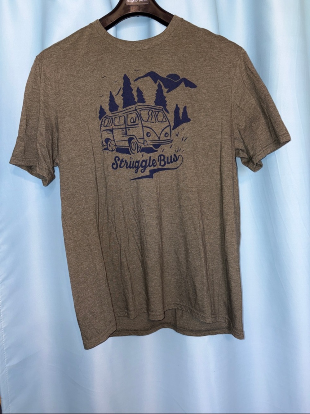 Struggle Bus Graphic Tee - Olive Green